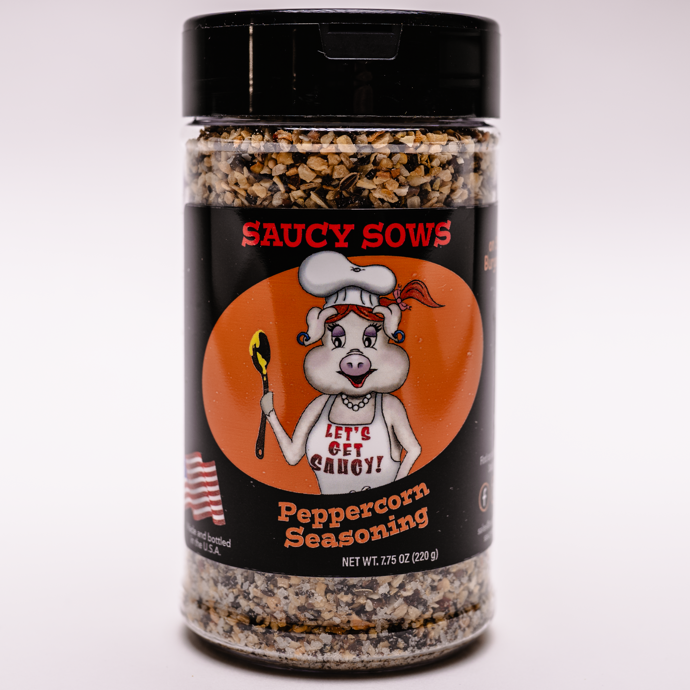 Peppercorn Seasoning 7.75oz Shaker Bottle