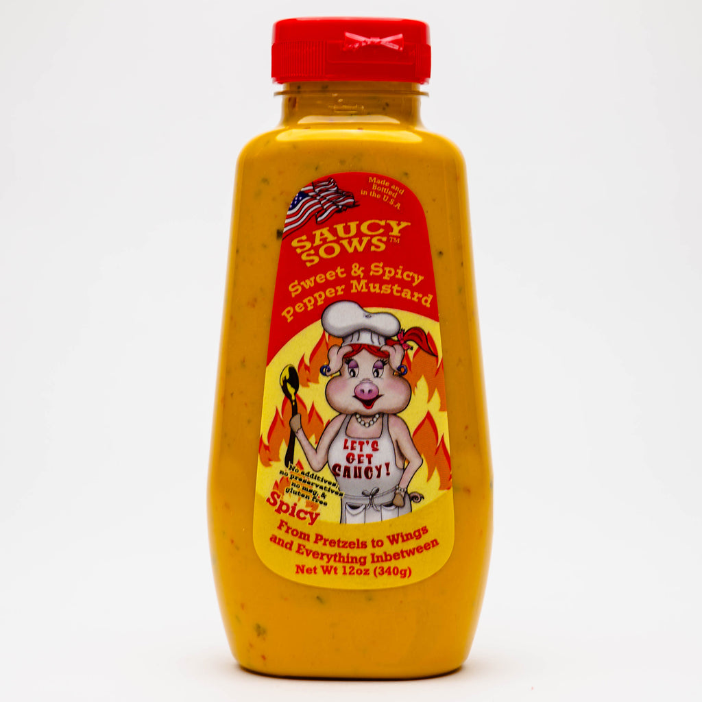Sweet & Spicy Pepper Mustard 12oz