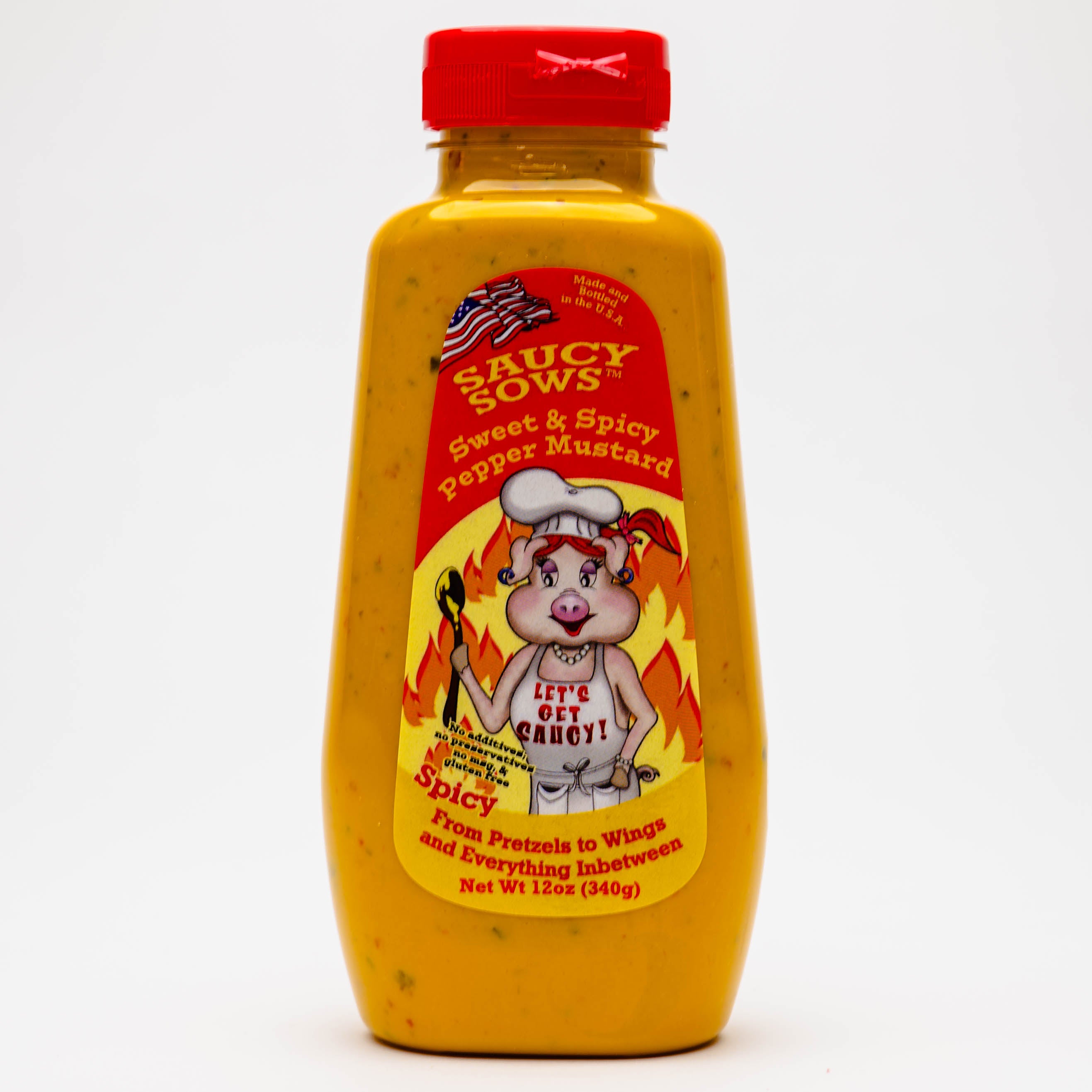 Sweet & Spicy Pepper Mustard 12oz