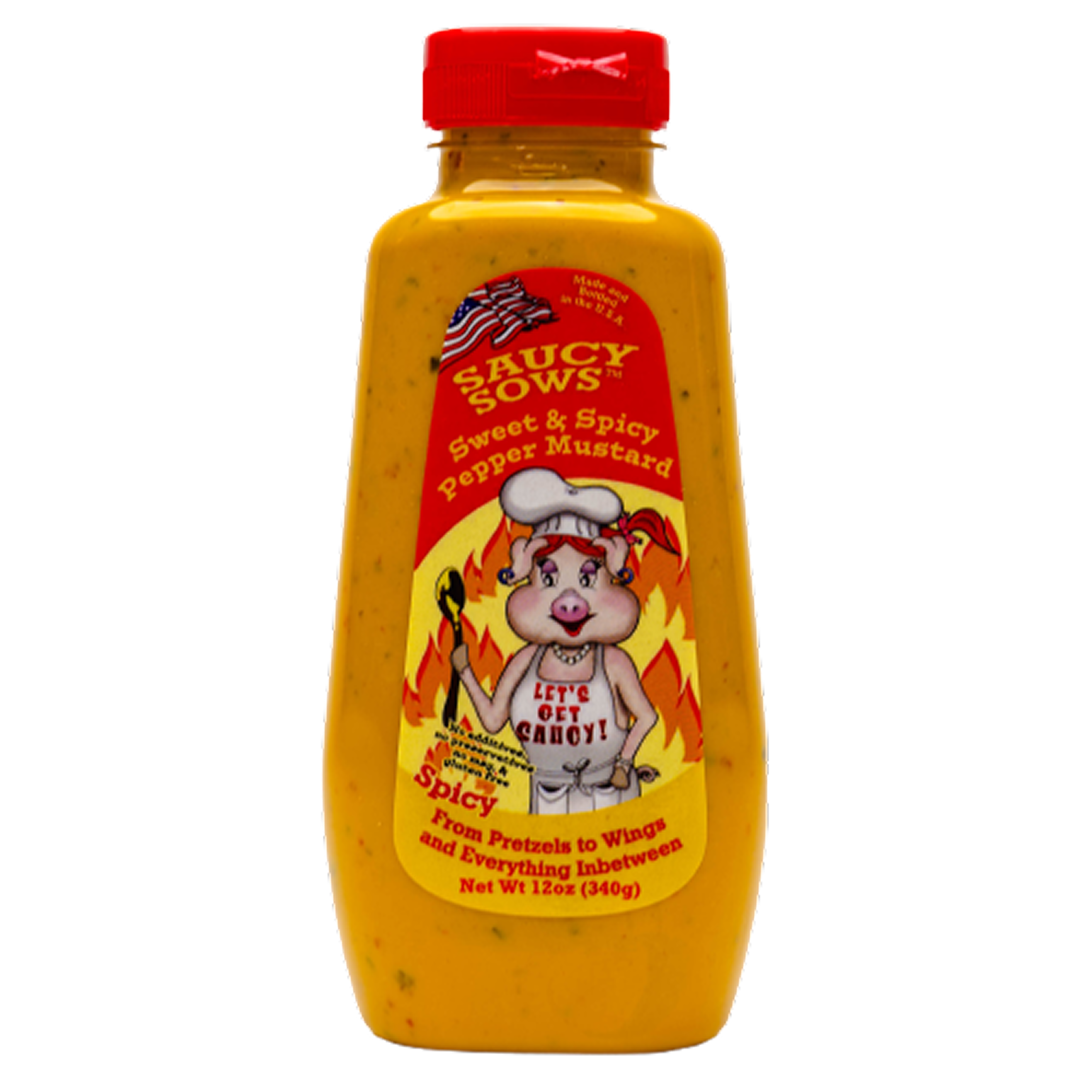 Sweet & Spicy Pepper Mustard 12oz