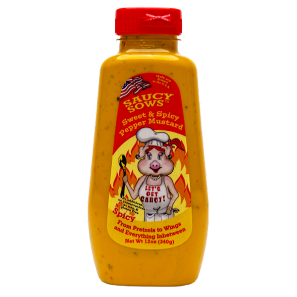 Sweet & Spicy Pepper Mustard 12oz